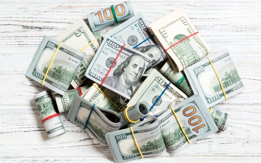 Pile of money from large retirement accounts